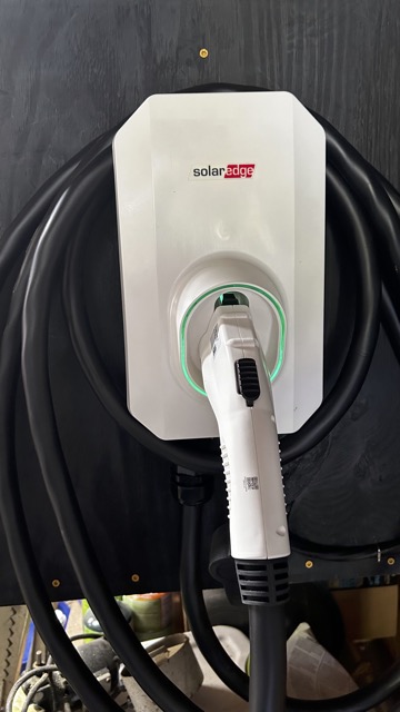 SolarEdge Electric Vehicle (EV) Home Charger, the only home charger that can run on pure solar energy